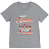 Merry Christmas To Father Of Great Awesome V-Neck Tee