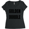 golden doodle Women's Triblend Scoop T-shirt