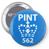 british pint funny Pin-back button