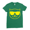 cat cool Ladies Fitted T-Shirt