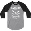 hawkins babysitting club indiana mike dustin eleven demogorgon strange 3/4 Sleeve Shirt