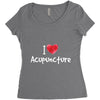 I Love Acupuncture Women's Triblend Scoop T-shirt