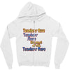 teachers give, share, care Zipper Hoodie