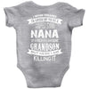 Super Cool Nana Of A Freaking Awesome Grandson Baby Onesie