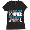 papa pompier Ladies Fitted T-Shirt