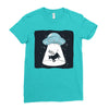 Ufo Ladies Fitted T-Shirt