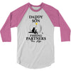 daddy and son fishing partners for life 3/4 Sleeve Shirt
