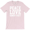 peace. love. sandy feet. T-Shirt