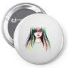 color girl Pin-back button