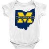 ohio for michigan Baby Bodysuit