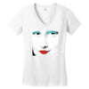 monalisa pop art Women's V-Neck T-Shirt