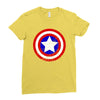 Captain America Ladies Fitted T-Shirt