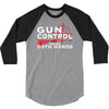 limited edition gun control 3/4 Sleeve Shirt
