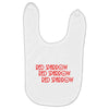 Red Sparrow Baby Bibs