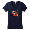 stealingchristmas1 Women's V-Neck T-Shirt