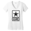 us army this we'll defend Women's V-Neck T-Shirt