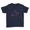 i love my mum colorful Youth Tee