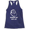 where my hoes Racerback Tank