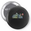 jurassic story Pin-back button