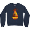 pineapple and beach Crewneck Sweatshirt