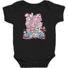 mushroom party Baby Bodysuit