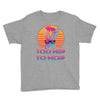 Too Hip To Hop  Bunny Easter Youth Tee