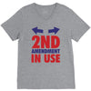 2nd amendment in use V-Neck Tee