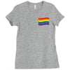 Rainbow Flag Ladies Fitted T-Shirt