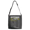 October Girl Facts Libra Adjustable Strap Totes