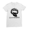 gold Ladies Fitted T-Shirt