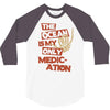 ocean is the only medication 3/4 Sleeve Shirt