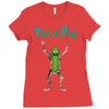 pickle rick Ladies Fitted T-Shirt