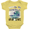 made in america 2 Baby Onesie