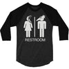 restroom for the recently deceased 3/4 Sleeve Shirt