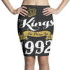 kings are born in 1992 Pencil Skirts