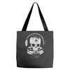 astronaut skull Tote Bags