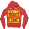 network engineer i connect the Zipper Hoodie
