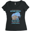 alzheimer Women's Triblend Scoop T-shirt