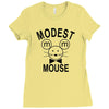 modest mouse rock band black hooded sweatshirt sz s m l xl Ladies Fitted T-Shirt