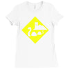 nessie scotland Ladies Fitted T-Shirt
