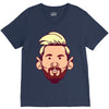 messi V-Neck Tee