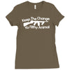 keep the change you ya filthy animal Ladies Fitted T-Shirt