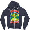 pizza party Zipper Hoodie