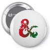 dungeons dragons logo Pin-back button