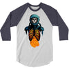 space skull 3/4 Sleeve Shirt