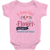 A June  Gir lLike A Flowers Baby Bodysuit