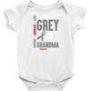 I Wear Grey For My Grandma (Brain Cancer Awareness) Baby Onesie