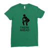 product square Ladies Fitted T-Shirt