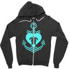 sea turtles Zipper Hoodie