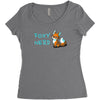 foxy nerd Women's Triblend Scoop T-shirt